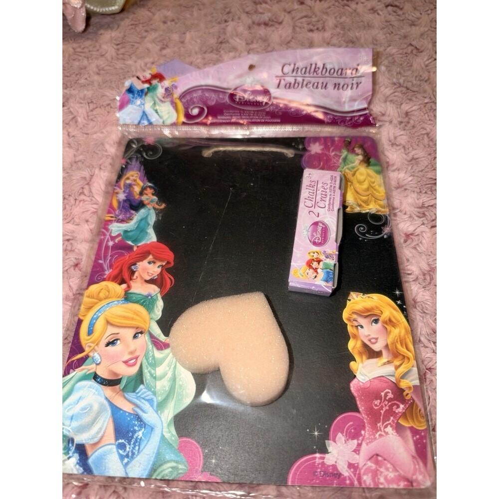 Disney Princesses Birthday Party Favor Chalkboard with Chalk and Eraser Fun